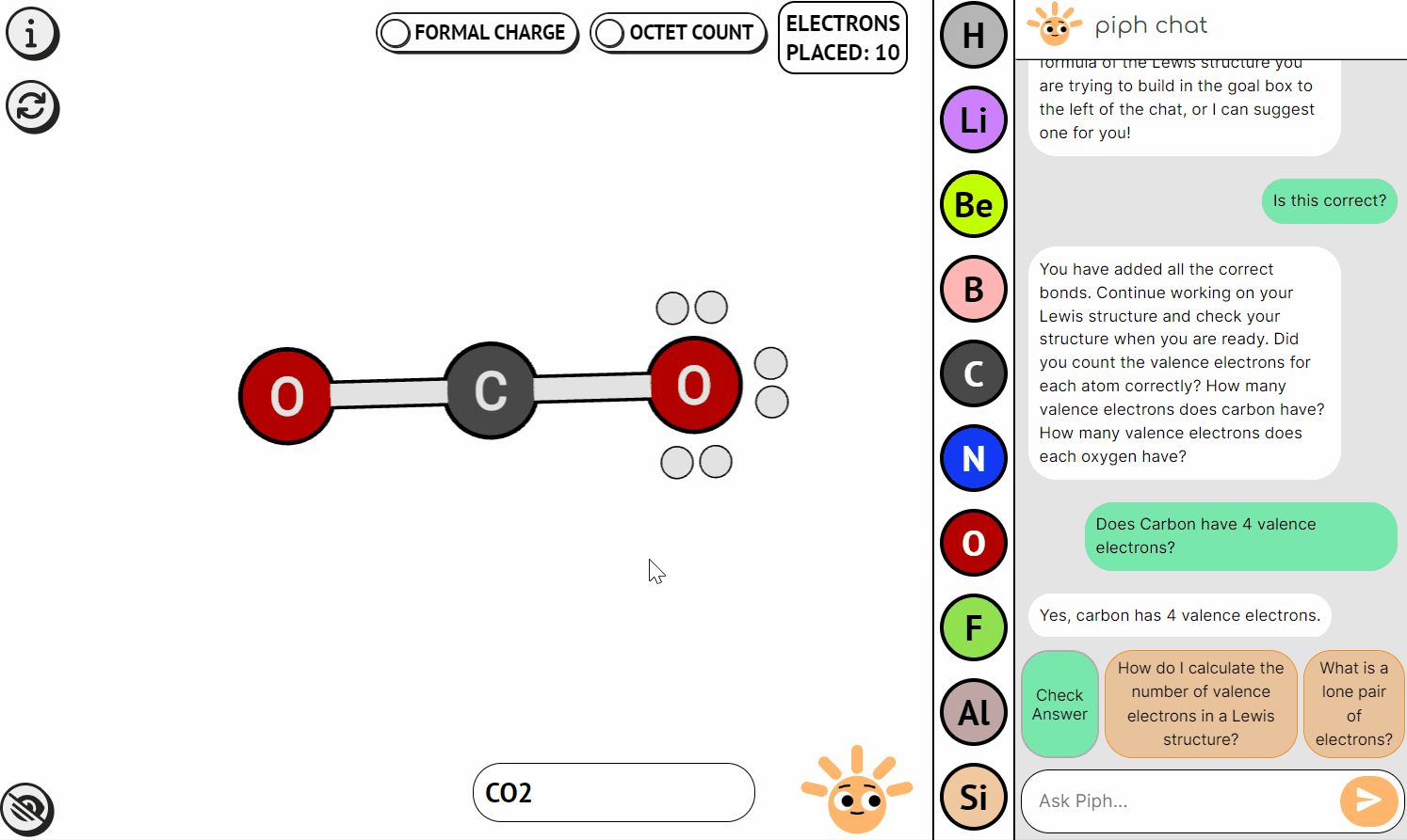 A gif of Alchemie shows a cell being made by the user and an accessibility keyboard on the side.